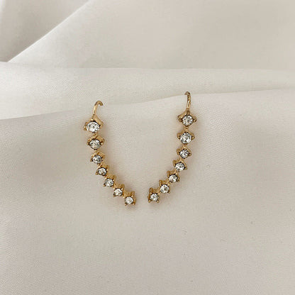 Luxurious Diamond Solitaire Earrings