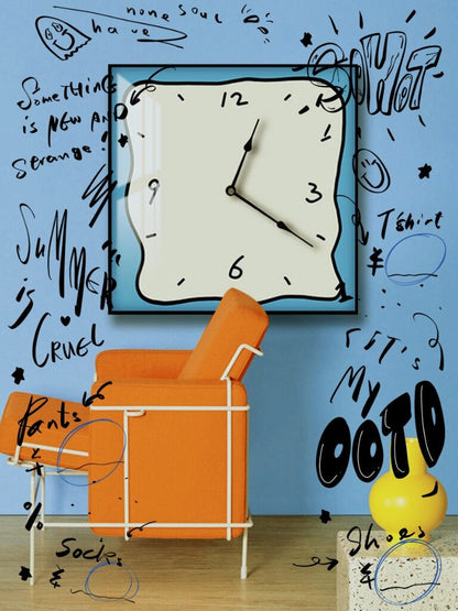 Unique Modern Metal Clock
