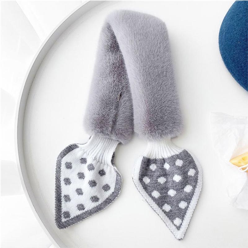 Soft Thick Faux Fur Winter Scarf