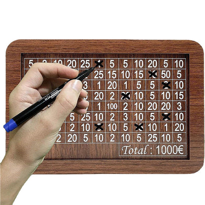 Classic Wooden Coin Bank Counter