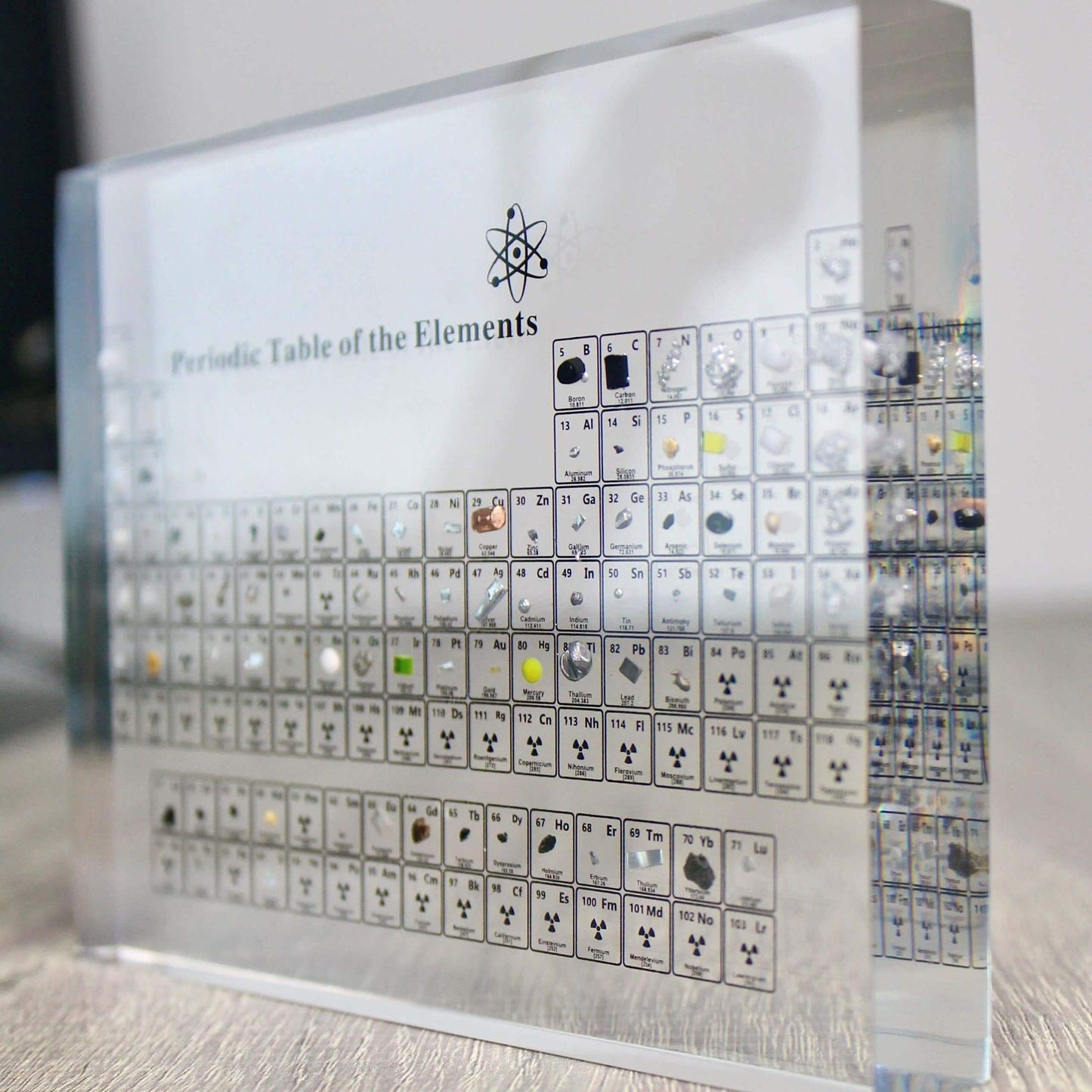 Science Decor Periodic Table Glass Wall Art
