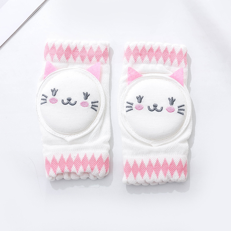 Soft Baby Crawling Kneepads with Grip Protection