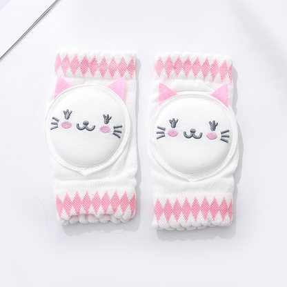 Soft Baby Crawling Kneepads with Grip Protection
