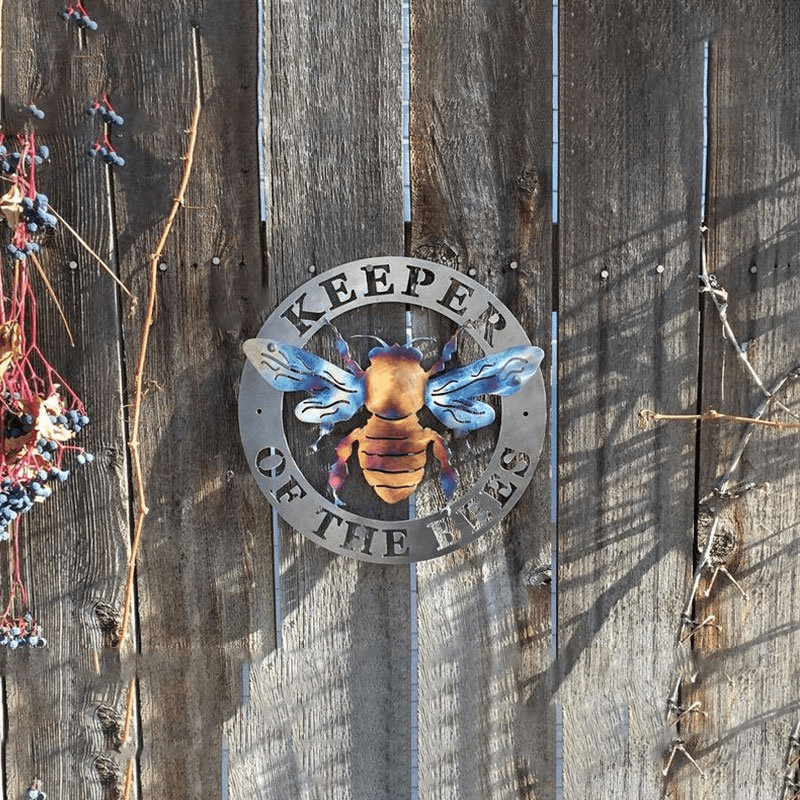 Nature Inspired Bee Metal Wall Art