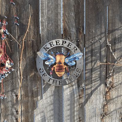 Nature Inspired Bee Metal Wall Art