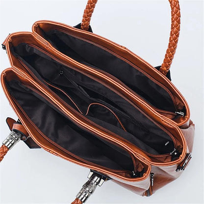 Genuine Leather Tote Bag for Ladies