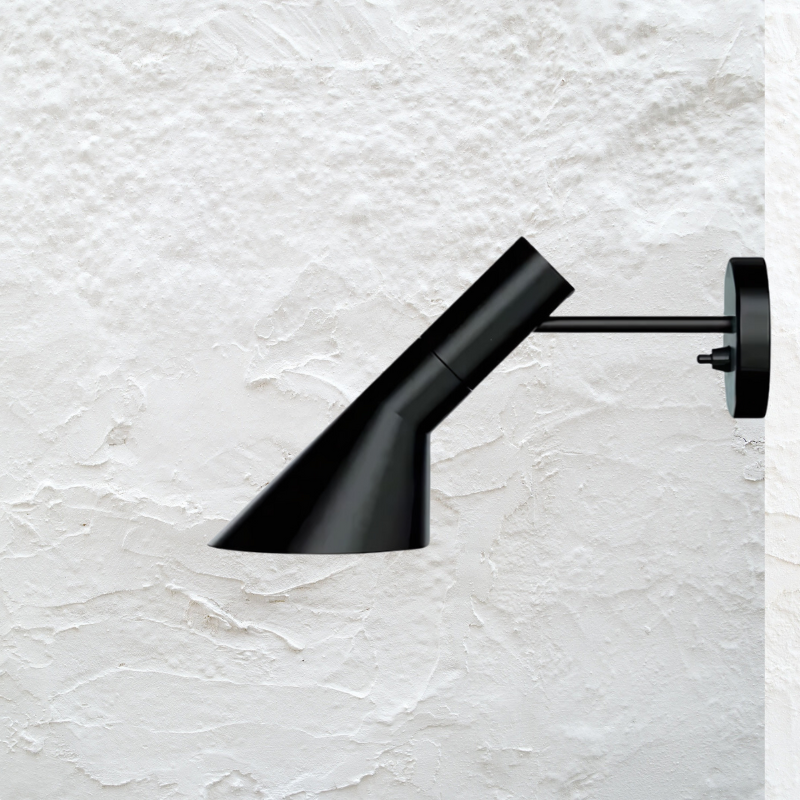 Rustic Metal Wall Lamp with Modern LED Light