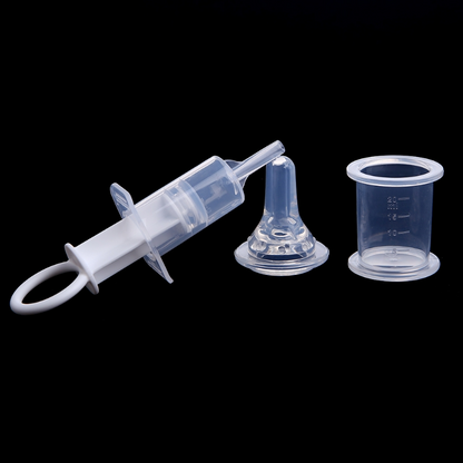 Baby Syringe with Gentle Nipple Adapter