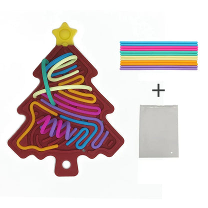 Fun Silicone Christmas Tree Stress Ball