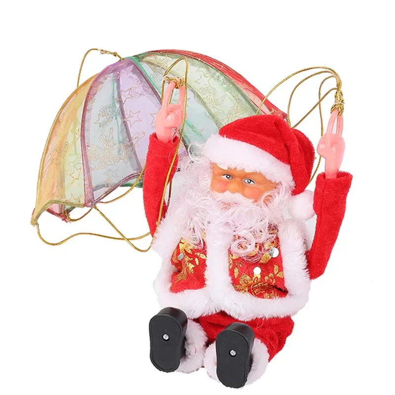 Fun Christmas Flying Santa Decoration