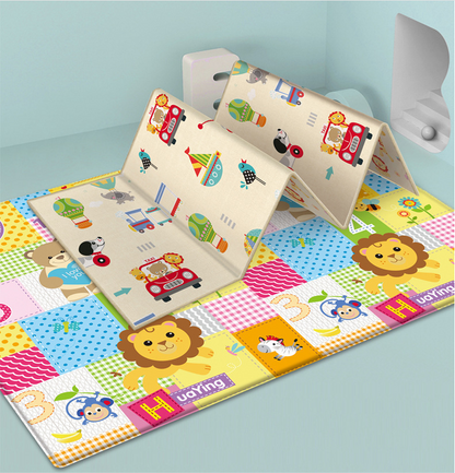 Portable Baby Play Gym with Vibrant Fun Pattern