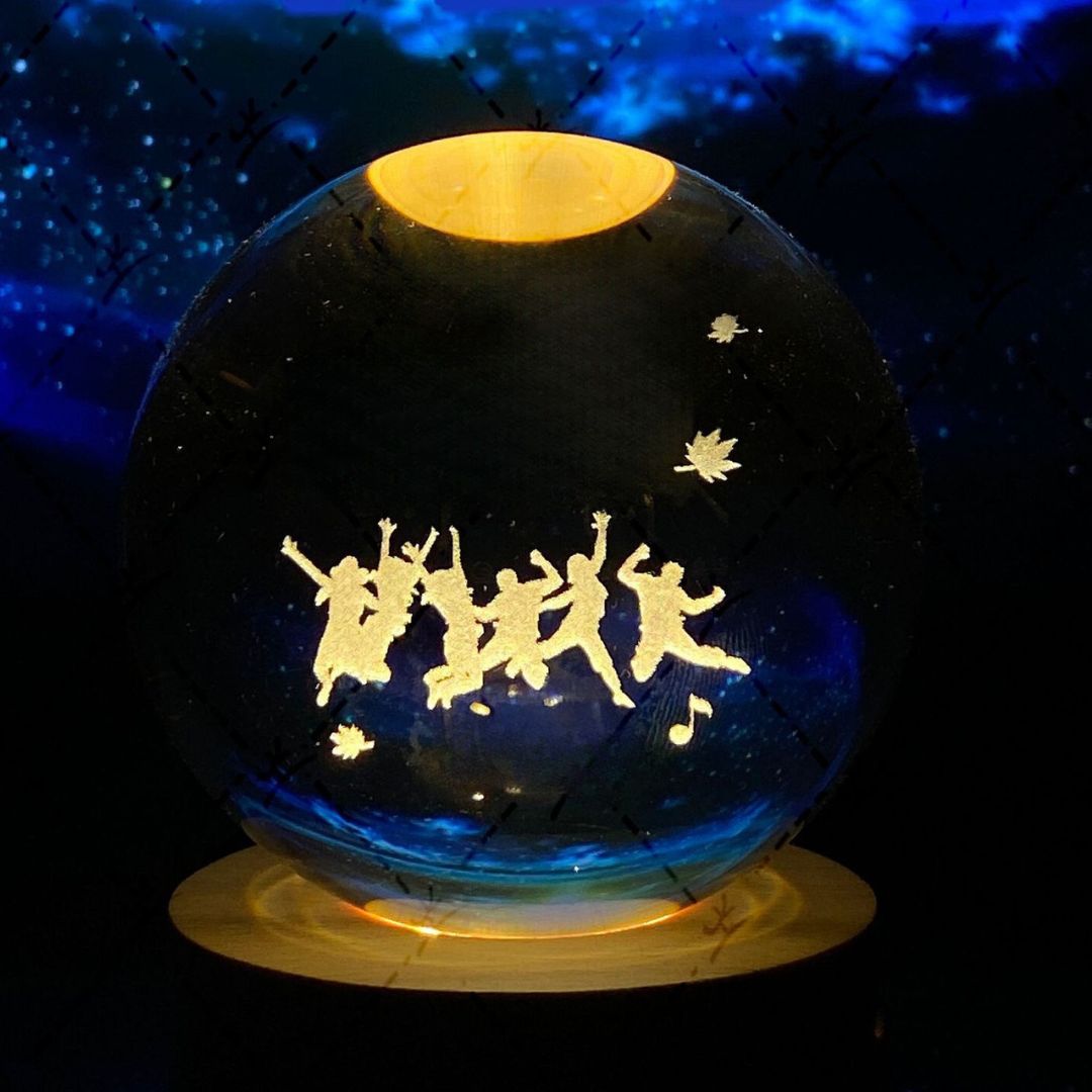Shining Lunar Glass Orb