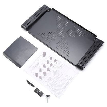 Portable Folding Laptop Desk Stand with Cooling Fan