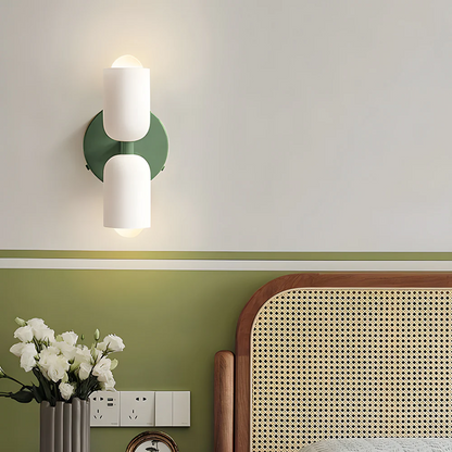 Contemporary Dual Head Wall Light