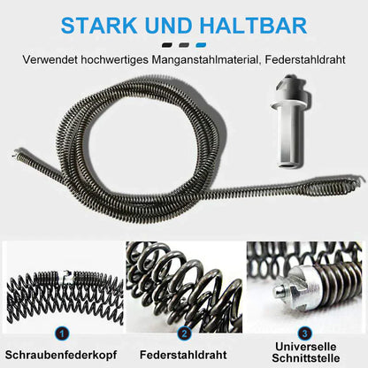 Flexible Pipe Cleaning Spring