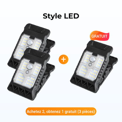 Bright Solar Powered Clamp Lights