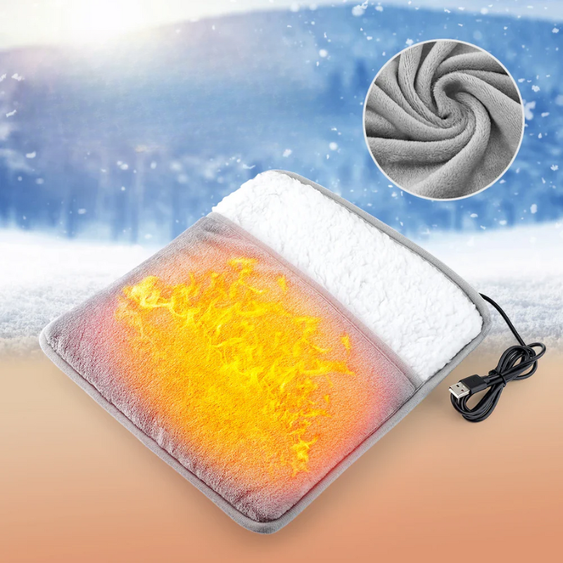 Cozy Heat Pad - Soft Fleece Heating Cushion
