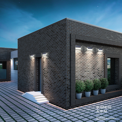 Outdoor Solar Powered Wall Lamp with Motion Sensor