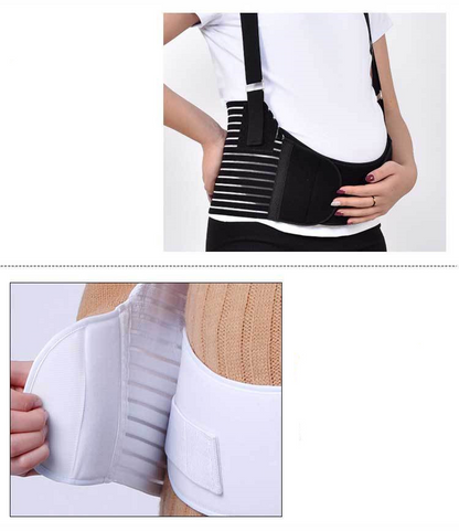 Comfortable Pregnancy Back Support Belt with Adjustable Straps