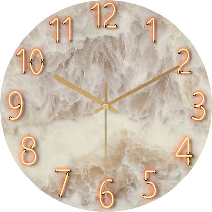 Modern Slim Large Wall Clock
