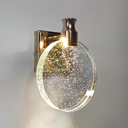 Round LED Wall Lamp Soft Glow 13-16cm Diameter