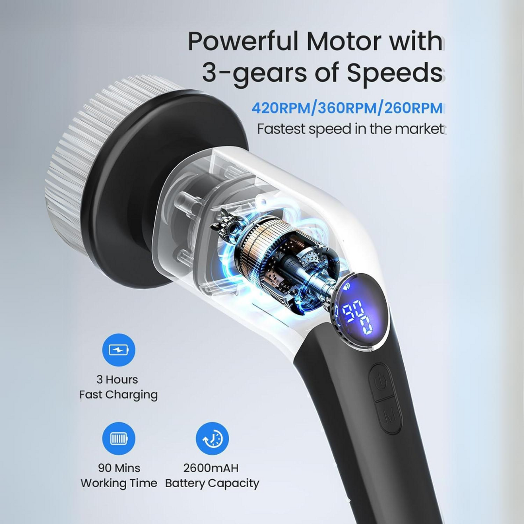 Quick Electric Spin Cleaning Brush