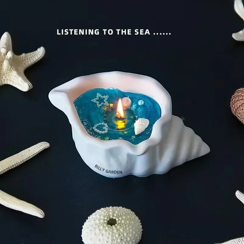 Ocean Breeze Scented Soy Wax Candle