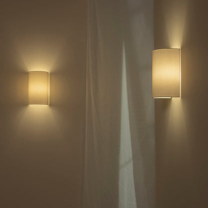 Textile Wall Light in Simple Zen Design
