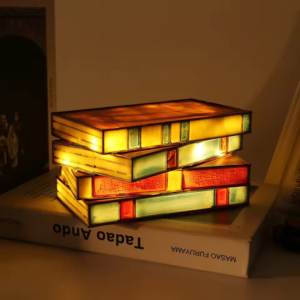 Elegant Glass Table Lamp for Home Decor and Reading