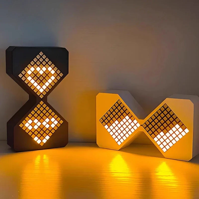 Timeless Pixel Glass Table Lamp