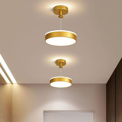 Sleek Modern Black Gold Pendant Light