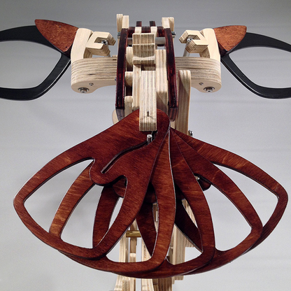 Handcrafted Wooden Bird Figurine Decoration