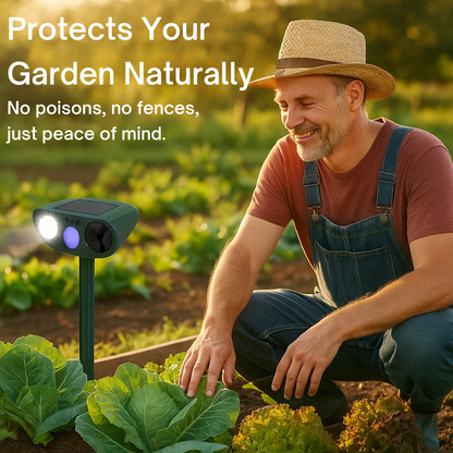 Outdoor Motion Activated Animal Repellent Garden Defender