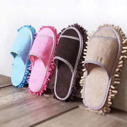 Practical Floor Cleaning Mop Slippers