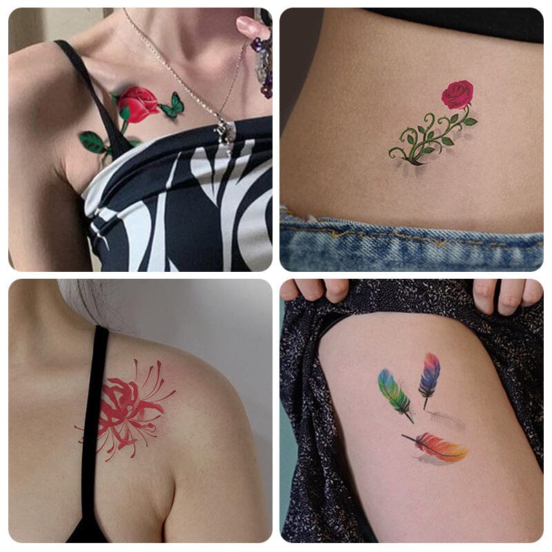 Realistic 3D Temporary Tattoo Sticker