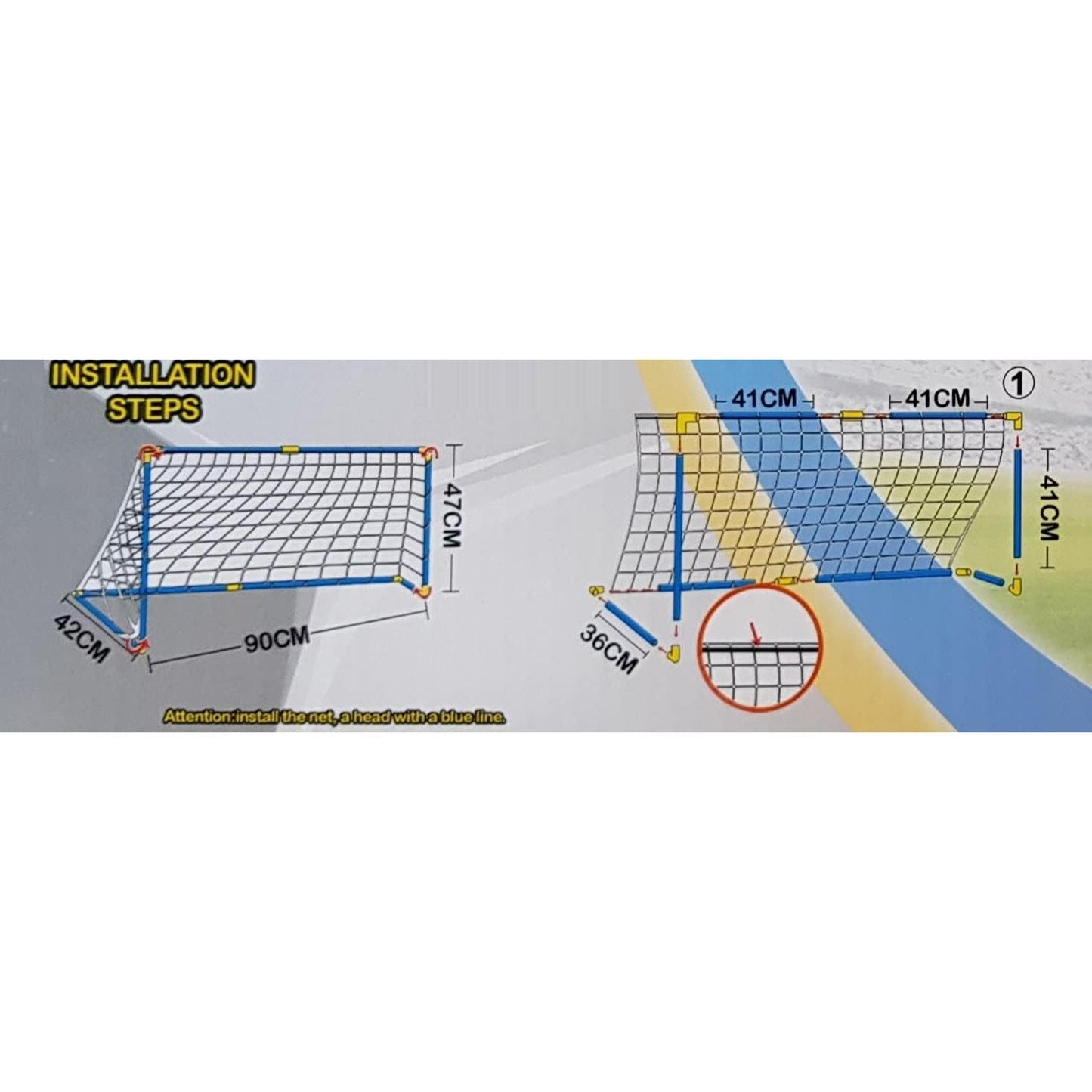 Portable Mini Football Goal Set for Kids