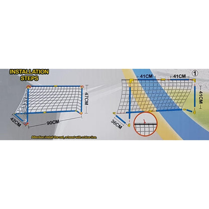 Portable Mini Football Goal Set for Kids