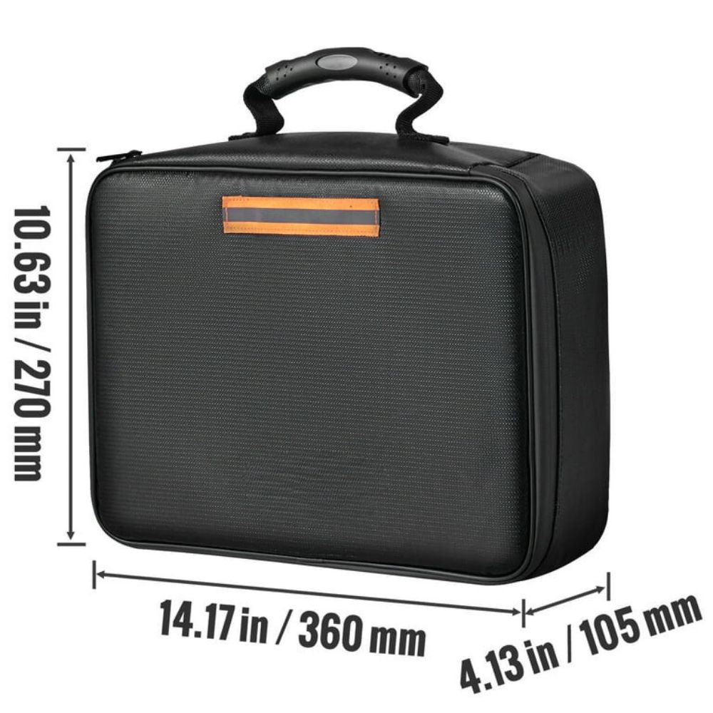 Secure Fire Resistant Money and Document Storage Bag