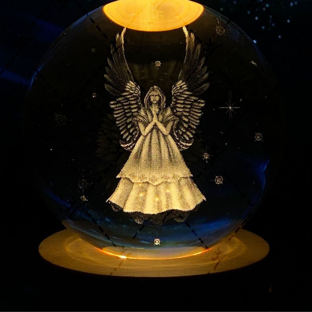 Shining Lunar Glass Orb