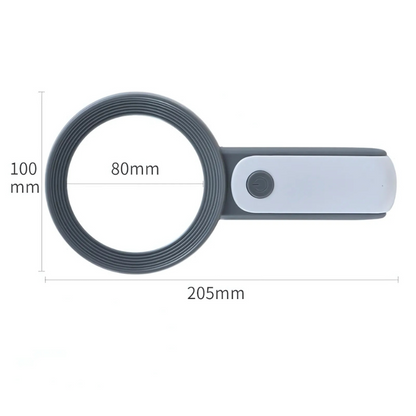 Portable 20X Large Print Magnifying Glass