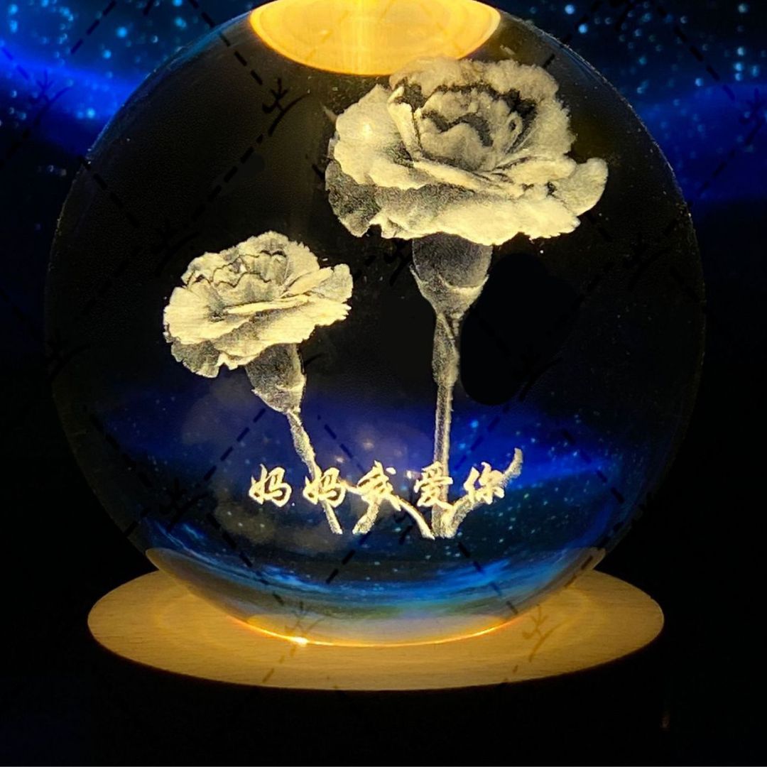 Shining Lunar Glass Orb