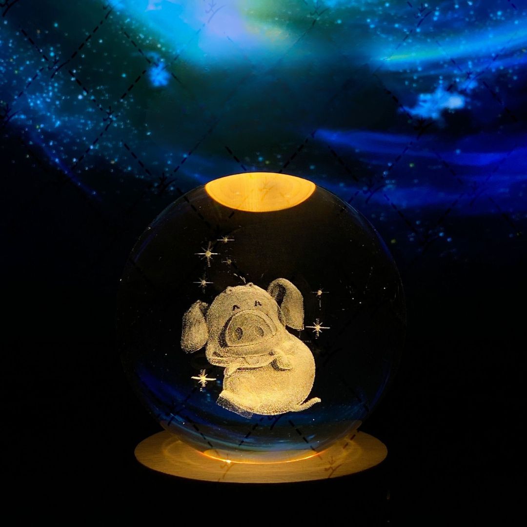 Shining Lunar Glass Orb