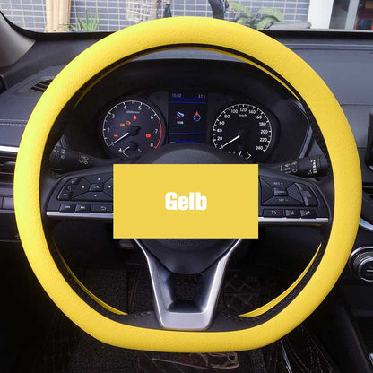 Premium Leather Car Steering Wheel Cover
