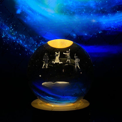 Shining Lunar Glass Orb