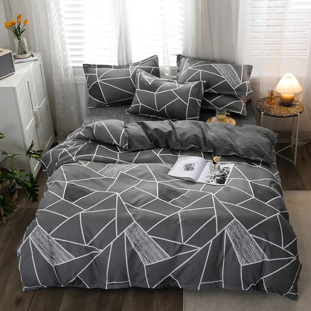 Soft Plush Bedding Duvet Cover Set