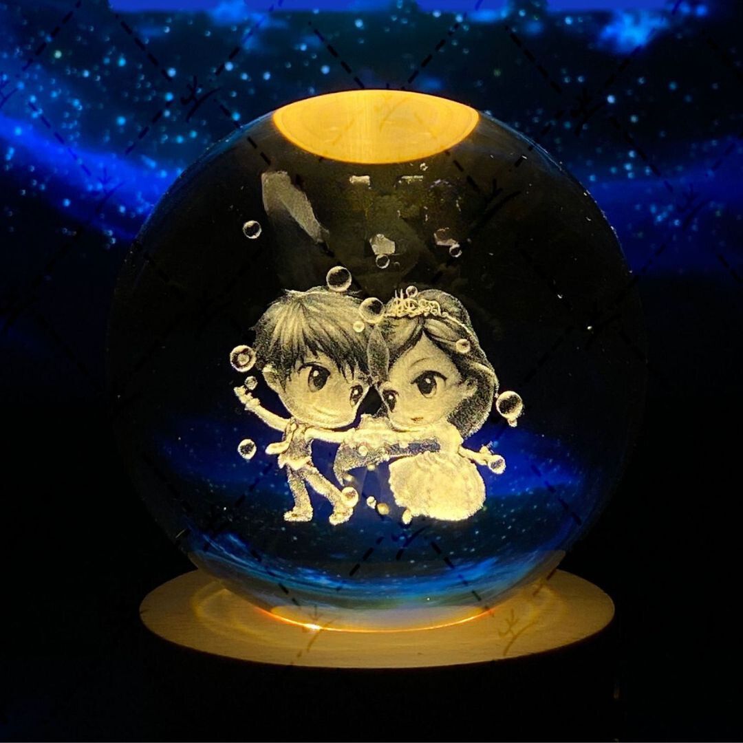 Shining Lunar Glass Orb
