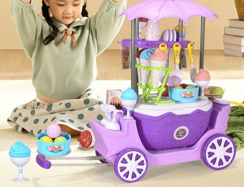 Colorful Ice Cream Playset for Kids
