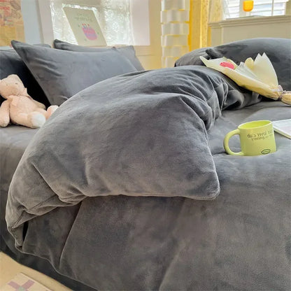 Soft Plush Winter Duvet Cover Set