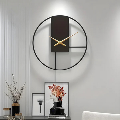 Simple Quiet Wall Clock - Elegant Big Round Clock