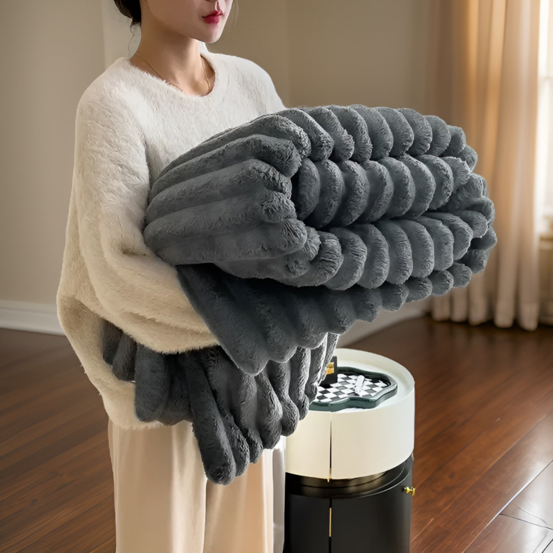 Cozy Soft Fleece Throw Blanket